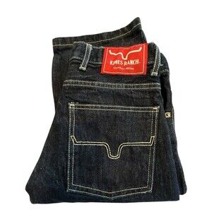 Kimes Ranch Jeans Mens 29x34 James Raw Denim 2655.